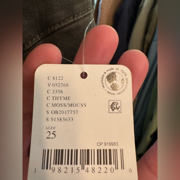 NWT Free People We The Free Libre Wide-Leg Jeans - thyme green - 25, 27 - Picture 11 of 12